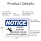 Signmission Uneven Ground Rocks Holes, 14 in W x Rectangle, Aluminum OS-2PACK-NS-A-1014-L-18764 - alternate 5